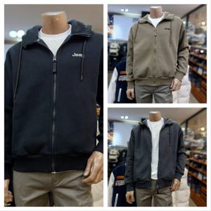 [지프](공용 )  기모   지프  포켓  후드 집업  JP4TZU041_BP