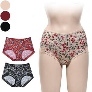 스러운 나염 삼각팬티 여자팬티 럭센스 맥시 레이스라