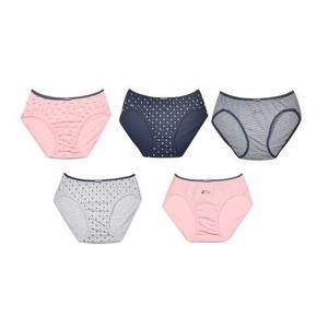 멜란지 스판 여성 삼각팬티 5매입 요일팬트 속옷
