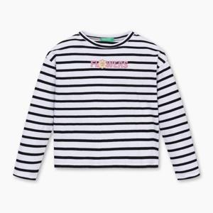 [베네통 키즈]베네통키즈 컬러스트라이프티셔츠 3FLQC10I1 BK