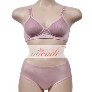 와플디자인 메쉬 순면 B컵 브라팬티세트 언더웨어세트