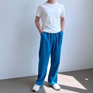 누베라 린넨 남자 원턱 와이드 팬츠 SD-230613M 와이드팬츠