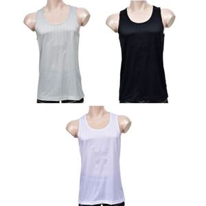 (제임스딘) 베이직 매쉬 남성 런닝-110까지 남성런닝