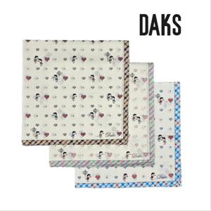 [닥스(손수건)]남녀 1매 나염손수건 DKS1404