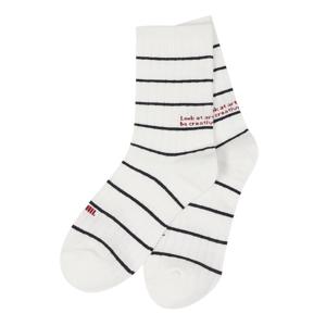 [블루테일]화이트 스트라이프 양말AZA3AS02WT