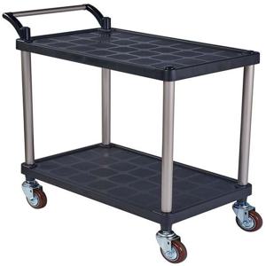 서빙카 플라스틱 2단 대 회색(소폭)바퀴