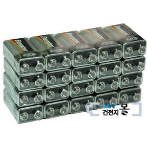건전지쇼핑몰 에너자이저 맥스 6LR61 건전지 (9V) 40알(벌크포장)