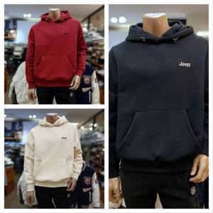 [지프](공용 )  기모  루즈핏 절개포켓  후드 티셔츠 JP4THU044_