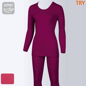 트라이 여성 뷰티보온메리여장유 겨울 내복 여자 보온