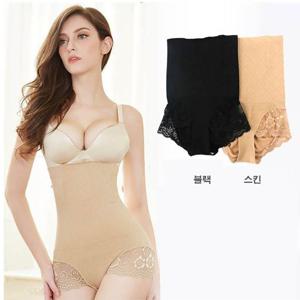 여자 옆구리 뱃살 똥배 라인 보정 삼각 레이스 거들