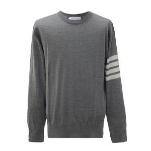 [럭스댓] 국내 톰브라운 MKA002A 사선 완장 메리노 울 니트