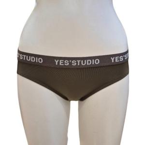 [예스]딥 카키 아웃밴드 여성 삼각팬티 YSWPA945