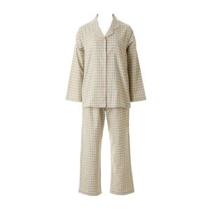 비너스 부드러운 착용감 면50수 체크 선염 여성 실내복 파자마 세트 VPA4501M