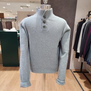 [카운테스마라] 부클원사 단추 하프터틀 니트긴 CSTX3C2317E0