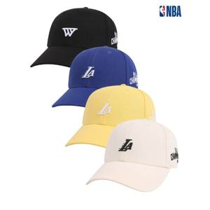 [엔비에이]남녀공용 엔비에이 레이커스 [LAL] 심플 로고 하드볼캡 N255AP454P