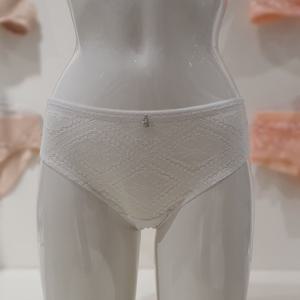 [바바라] 프랑스 수입 삼각 올레이스 팬티 BPT2402B WH