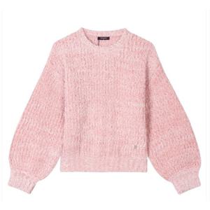 [버커루] 여성 투톤 루즈핏 니트 풀오버(B244KT520P)