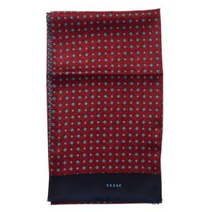 [예작(셔츠)]실크 100 양면 기하학 무늬 스카프 (YJESF1363)