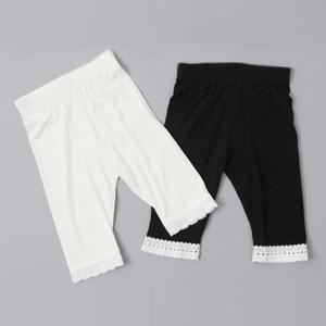 로맨틱한 플라워 레이스 여아 키즈 5부 레깅스