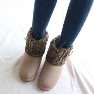 4컬러 여성 겨울 나들이 캐주얼 털부츠 방한화 신발