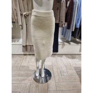 [올리브데올리브] 허리 밴딩 슬릿 H라인 니트 스커트(OK4WSA74)