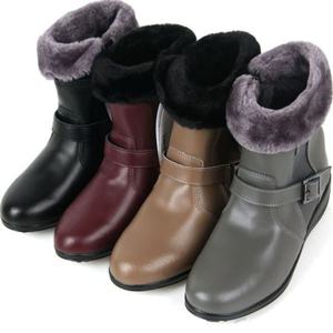 국산 여성 소가죽 털부츠 방한부츠 패딩부츠 켄지
