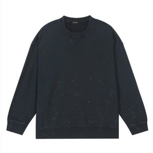 [버커루] 3단 쭈리 오버핏 페인팅 빈티지 맨투맨(B251TS322P)