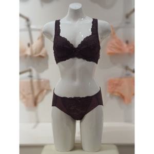 [바바라] 기능성 풀컵 레이스 브라 팬티 세트 ABR4438 ABP4438H DBR