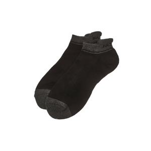 헤지스 골프 25SS 블랙 남성 컬러배색 면혼방 발목양말 HUSS5E102BK