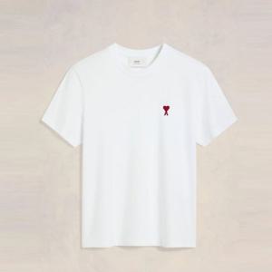 [AMI] 하트로고 반팔 티셔츠 BFUTS035 724 100
