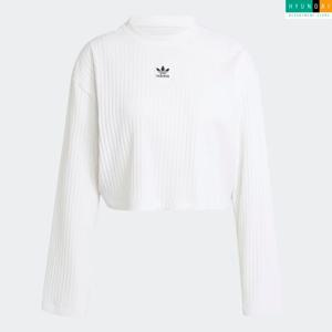 아디다스 현대백화점 [Women] 에센셜 와이드 립 긴팔 티 JD1540 인기티셔츠