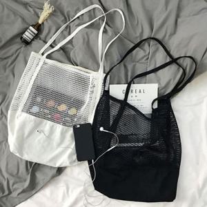 시원한 여름 시스루 남녀 그물 숄더백 네트백 가방