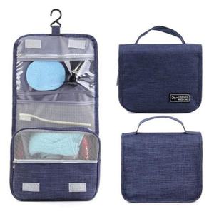 트래블 멜란지 방수 세면 파우치 고리걸이형