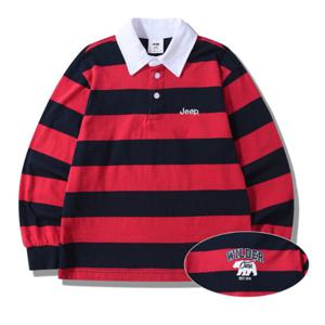 [지프키즈]25신상남여공용키즈  보더 스트라이프 카라티KQ2TSU03
