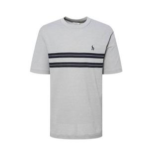 [헤지스남성] 그레이 C/P혼방 컬러블럭 크루넥 티셔츠(HZTS5B546G2)