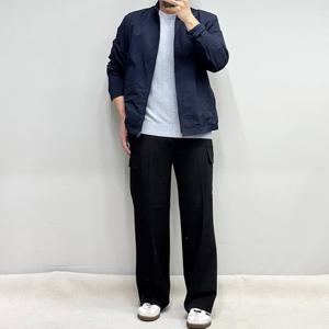 [바쏘옴므]25S/S 기본핏 간절기 바람막이블루종자켓 WSZ2UA10ANY