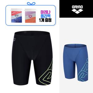 아레나 4부 사각 선수용 수영복(M1CF02) 수영 반바지