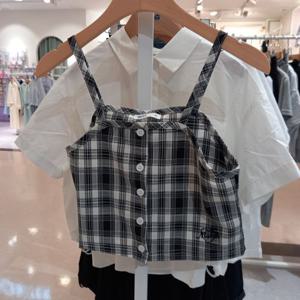 [에스핏 주니어]에스핏 해운대점  체크 뷔스티에 VE_SJZ304_FCVE04