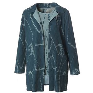 [모라도]모던패턴플리츠재킷MOS5JK400