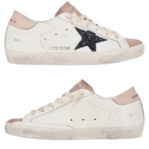 골든구스 여성 슈퍼스타 스니커즈 핑크탭 GWF00101 F006876 12170