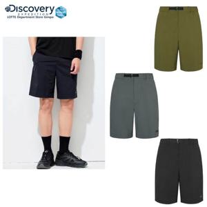 디스커버리 반바지 프레시벤트 남성 베이직 벨티드 쇼츠 DMSP83053 GPPT