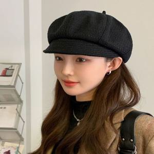 여성 패션 데일리 겨울 빅사이즈 헌팅캡