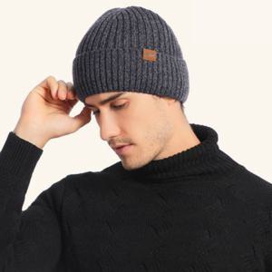 남자 겨울 외출 패션 모자 융털 안감 털모자 비니