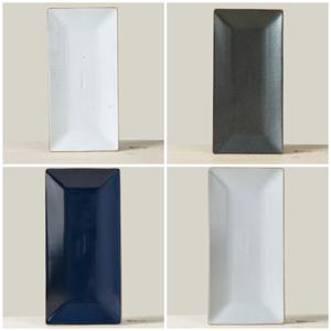 이천도자기 순수화 직사각 생선접시 28cm 도자기 그릇 생선접시 접시 이천도자기 플레이팅식기 사각접시 반