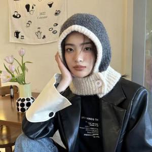 여성 겨울 목보호 소프트 겨울모자 털모자 바라클라바