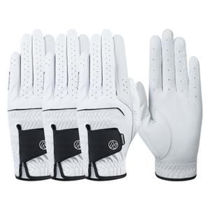 네오글러브 반양피 골프장갑 남성 왼손 천연양피 3장세트