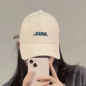 데일리 캐주얼 여성 3D 모노그램 로고 볼캡모자