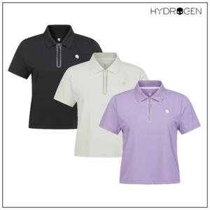 [하이드로겐] 여성 스마트드라이 요꼬 반팔카라티 H21D2TO411