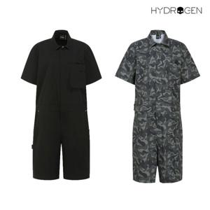 [하이드로겐] 유니 반팔 점프슈트 H31D2PT707
