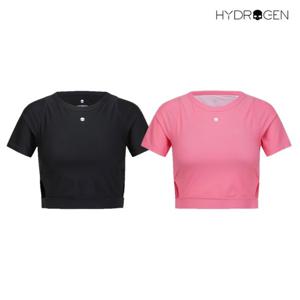 [하이드로겐] 크롭 반팔 래쉬가드 H21D2ST195